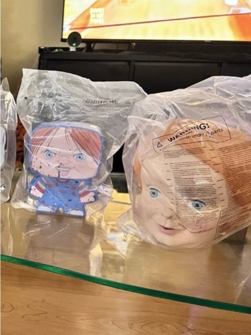 Chucky Popcorn Bucket Head Collectible & Sipper Cup Bloody Set Cinemark Horror